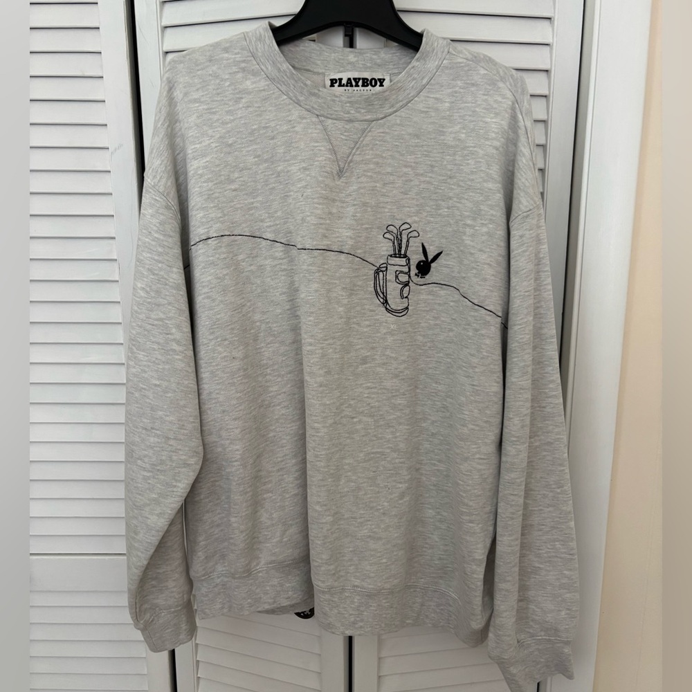 NWT Playboy x PacSun Graphic Sweatshirt – Men’s XL – Grey